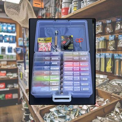 Fins & Floats Ultimate Spawn Net Organizer & Caddy Combo