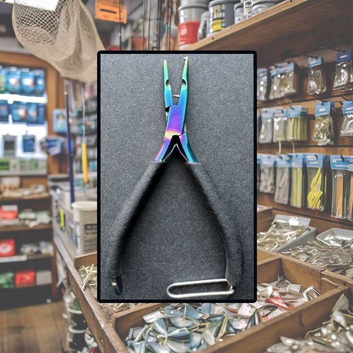 Fins & Floats Titanium Coated Split Shot Pliers