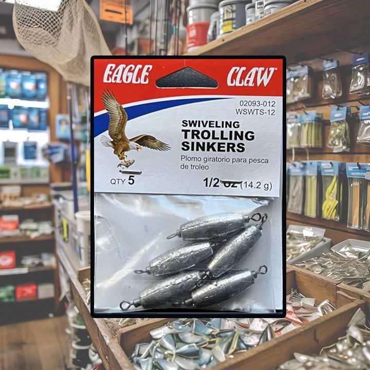 Fins & Floats Eagle Claw Trolling Sinkers