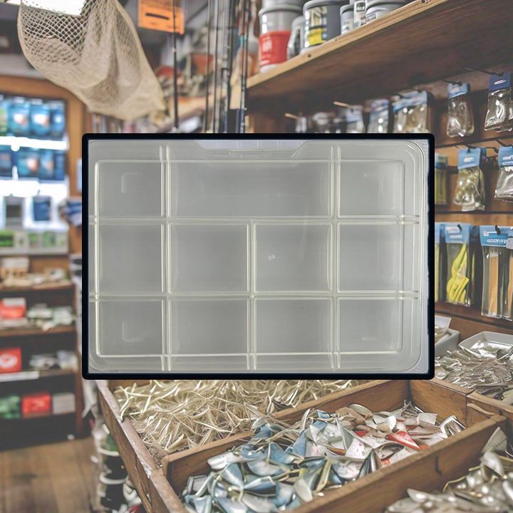 Fins & Floats 11 Slot  Compartment Storage Box