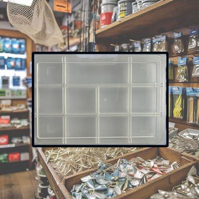 Fins & Floats 11 Slot  Compartment Storage Box