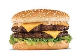 Double fast burger