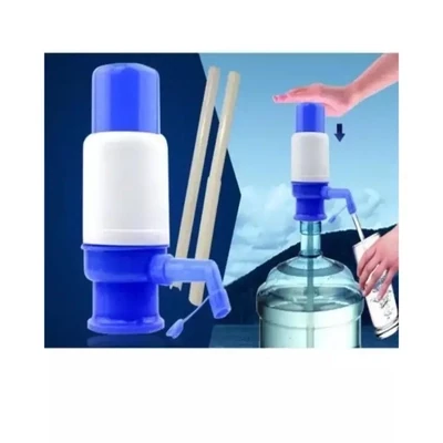 Manual water dispenser for 19 litre water bottle best plastic and non toxic material maded work with battery plugin but dispenser is anti resistance