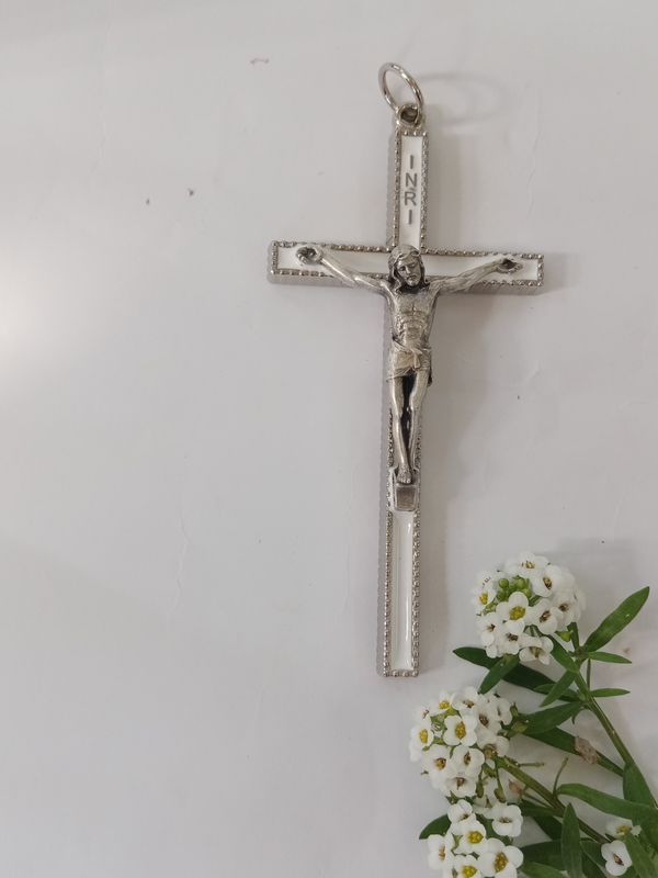 Metal Enamel Crucifix