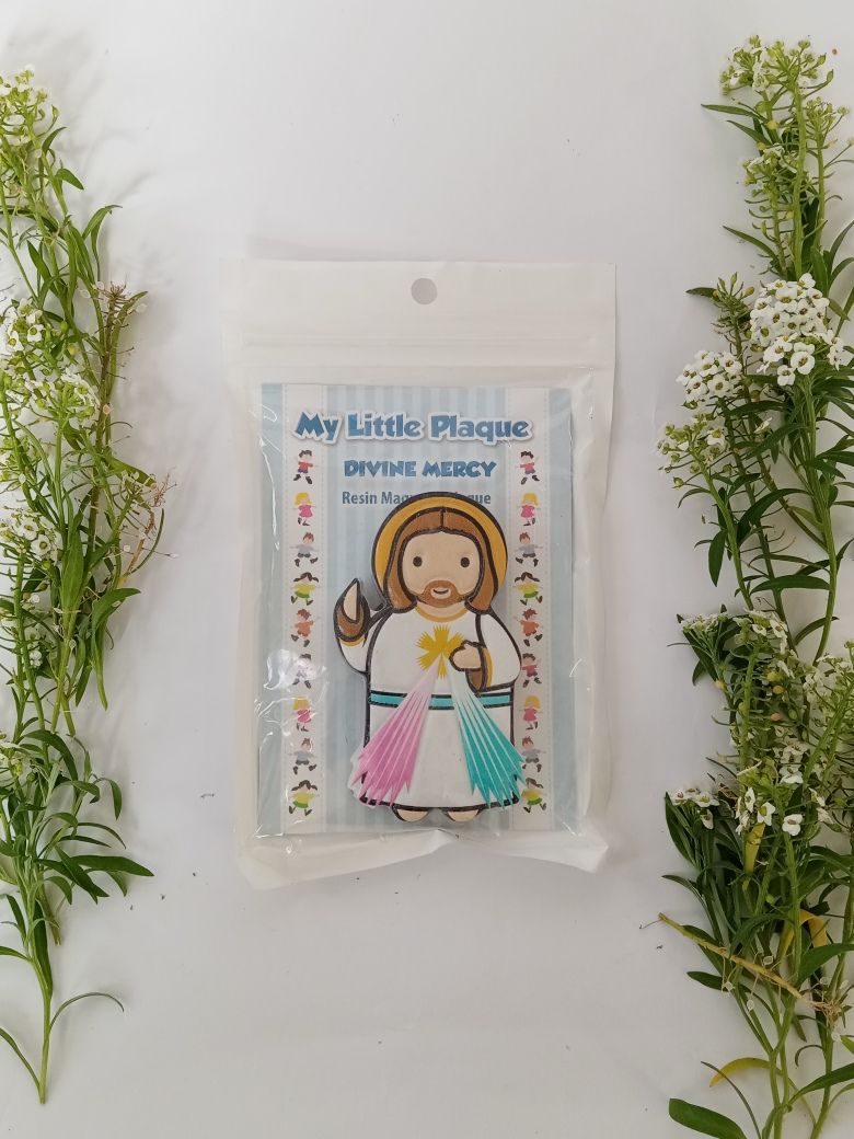 Ceramic Saint Plaque for Children
