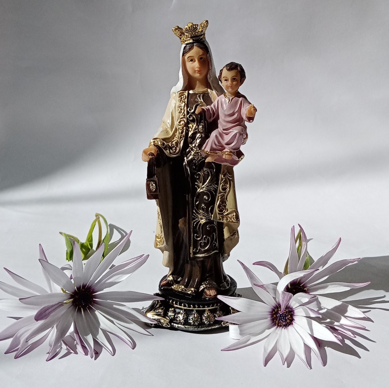 13cm Lady of Mount Carmel Statue Florentine Collection