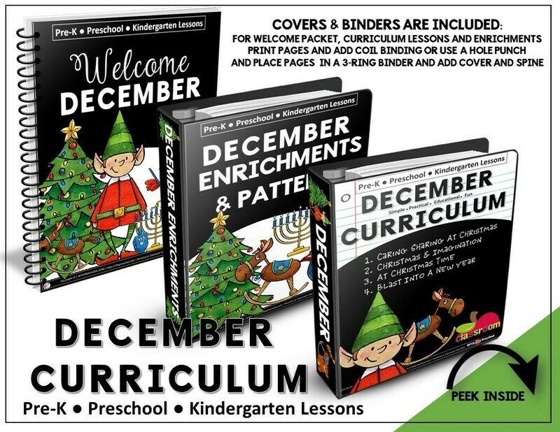 DECEMBER PREK-KINDERGARTEN CURRICULUM DECEMBER PREK-KINDERGARTEN CURRICULUM