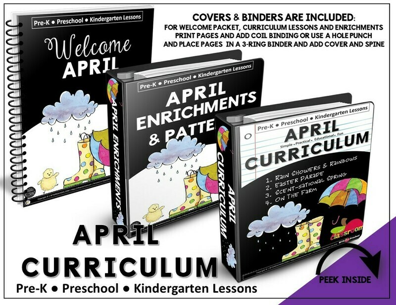 APRIL CURRICULUM PREK KINDERGARTEN APRIL CURRICULUM PREK KINDERGARTEN