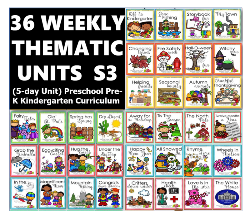 36 WEEKLY THEMATIC UNITS Series 3 36 WEEKLY THEMATIC UNITS Series 3
