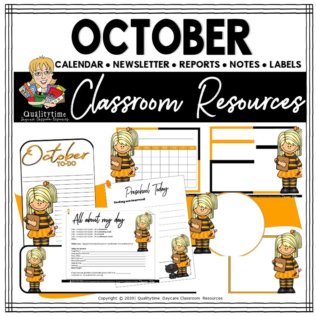 OCTOBER EDITABLE COMMUNICATION FORMS IN POWERPOINT