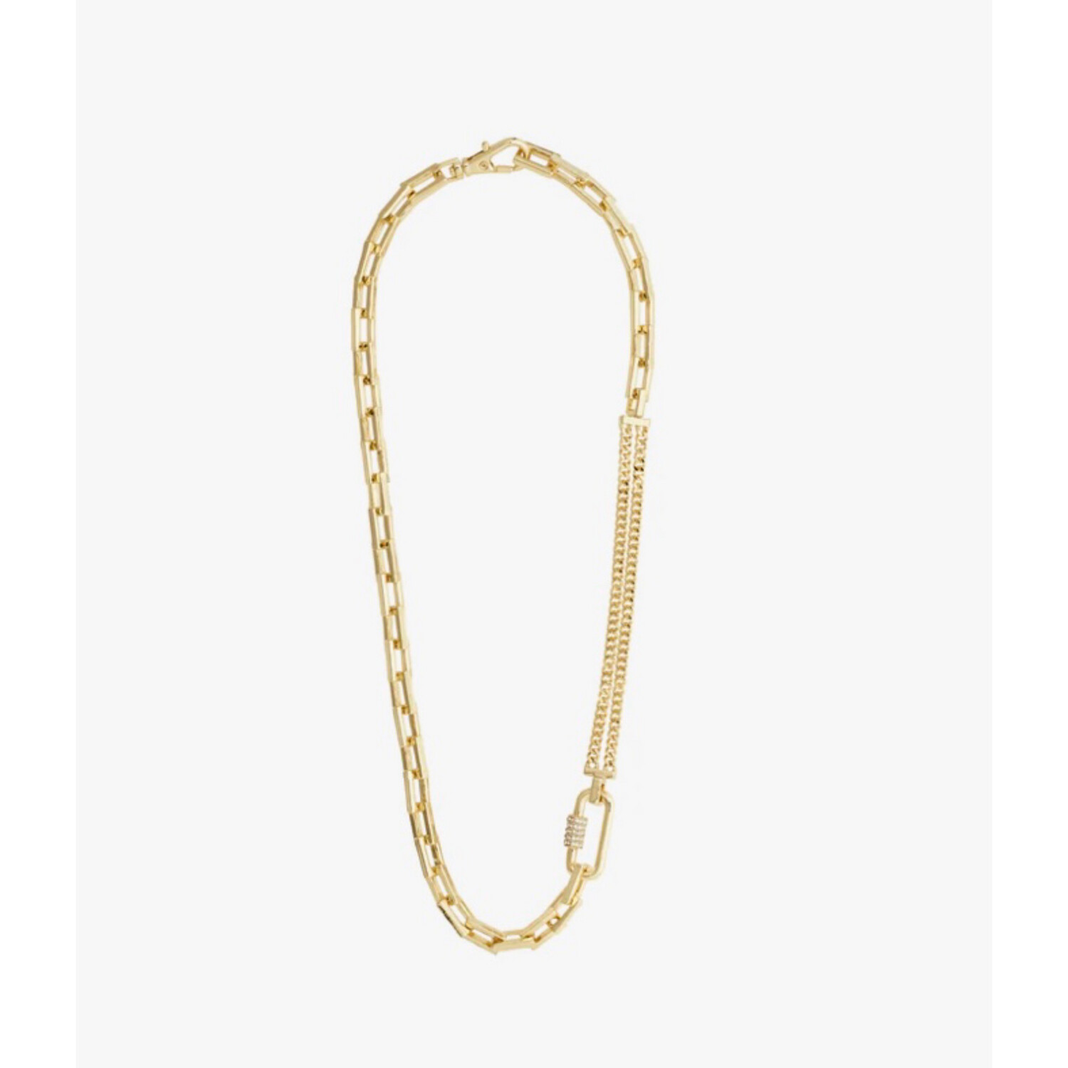BE Cable Chain Necklace Gold Plated