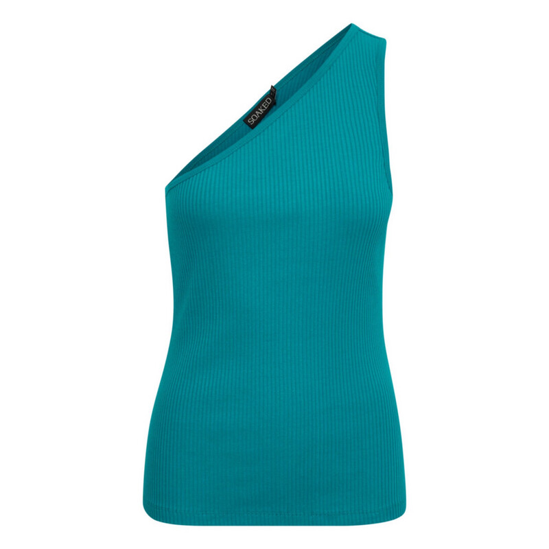Simone One Shoulder Top Deep Lake