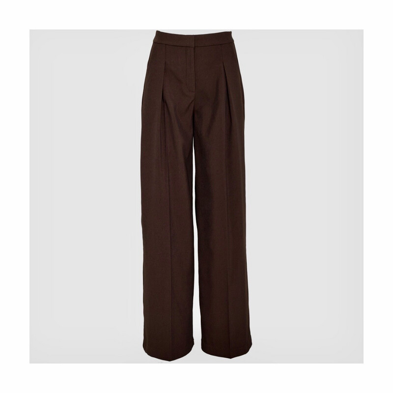 Prim Wide Leg Pant Chicory Coffee