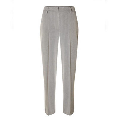 Doa Straight Pant Dark Grey Lurex