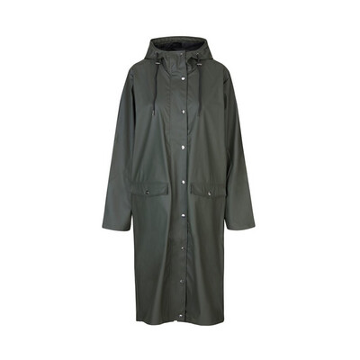 Fabiola Military Green Raincoat