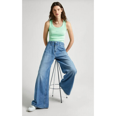 High Rise Relaxed Fit Wide Jeans