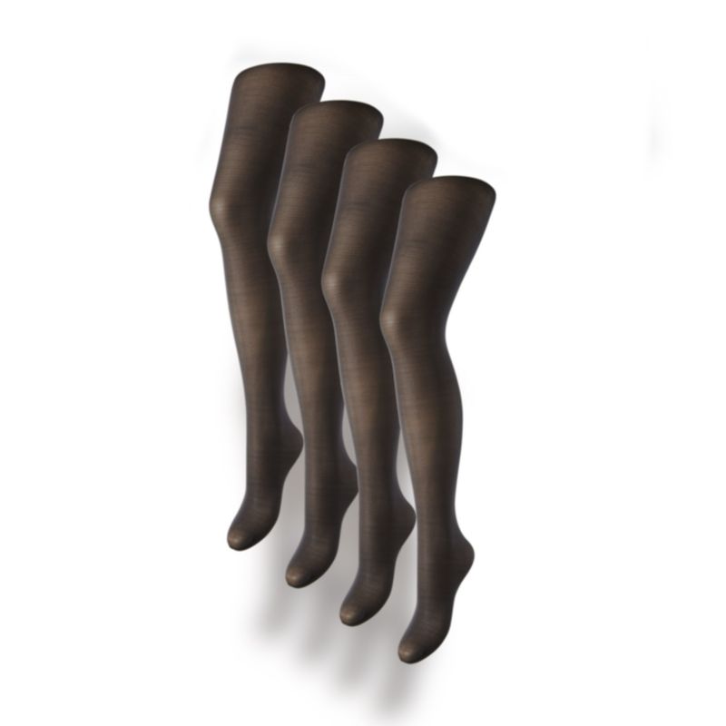 Nikoline 20 DEN 4 Pack Tights Black