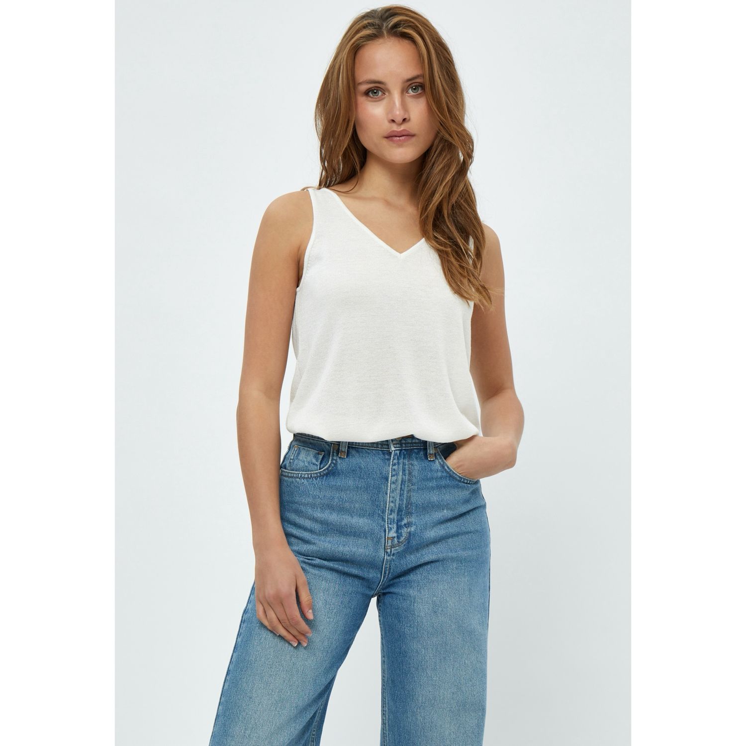 Carli Knit Top Broken White