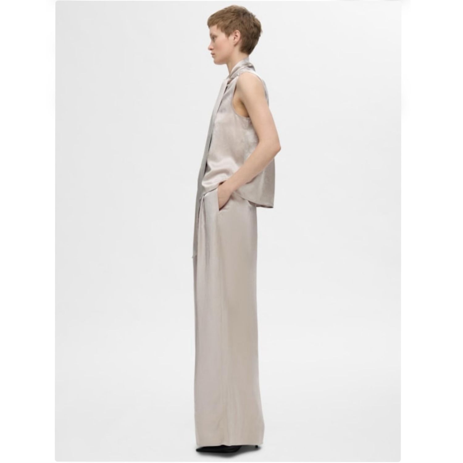 Elene Wide Pant Dove