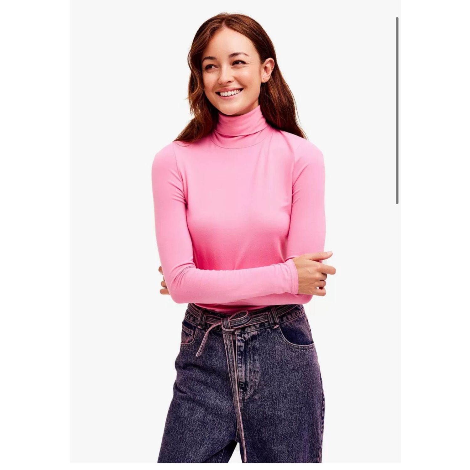 Irissa turtelneck rose