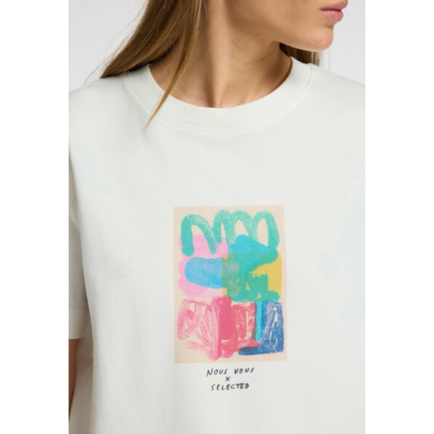 Essential boxy printed tee