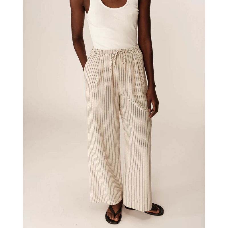 Perry pants beige stripe