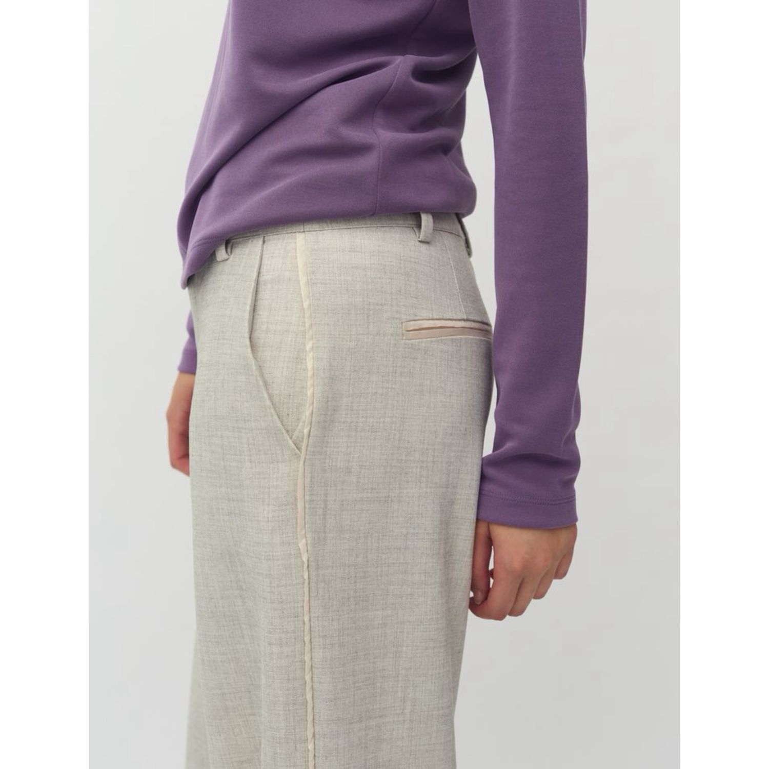 Rosina oyster melange pant