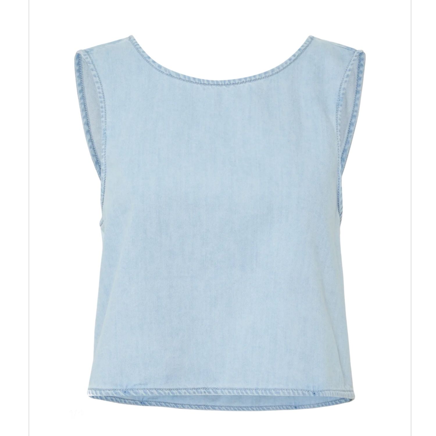 Midi denim top