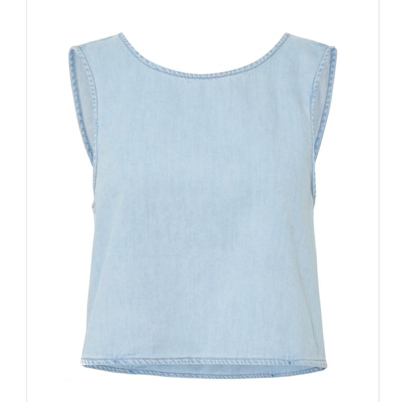 Midi denim top