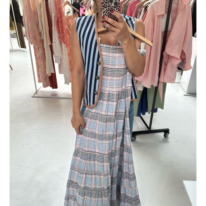 Dalel blue clair summer dress