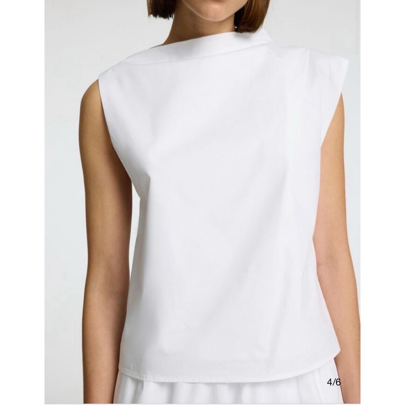 Aster top bright white