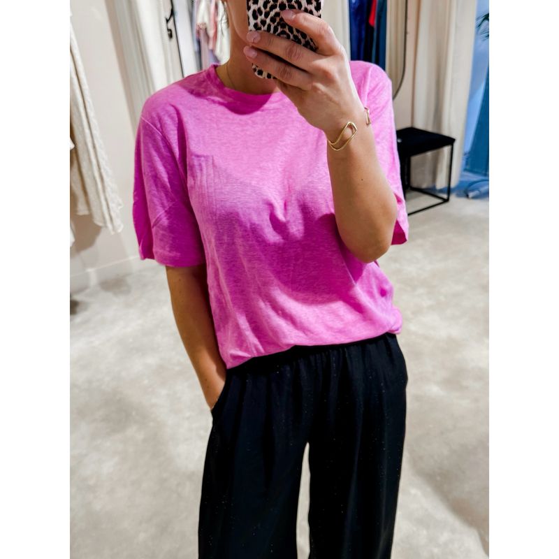 Vilja linnen tee first bloom