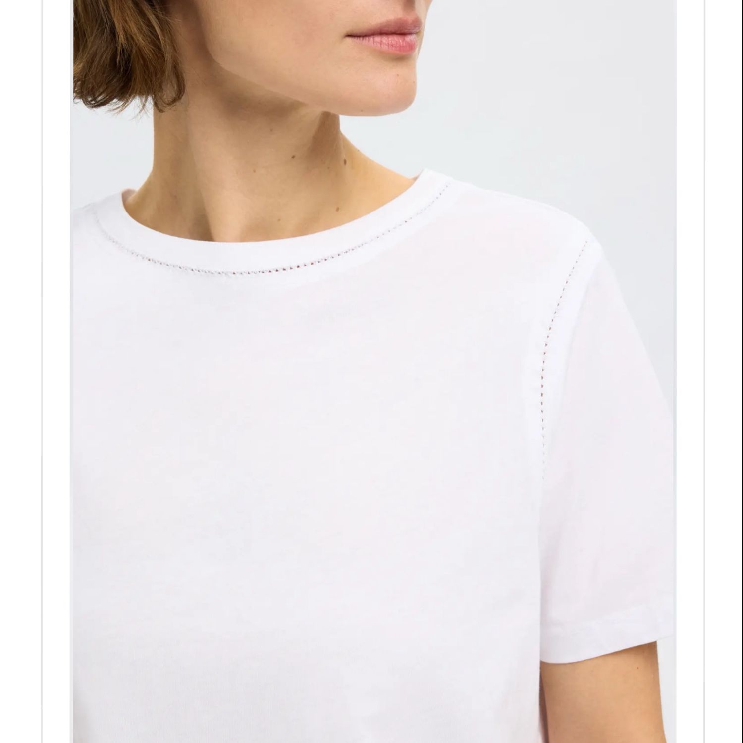 Assia bright white tee