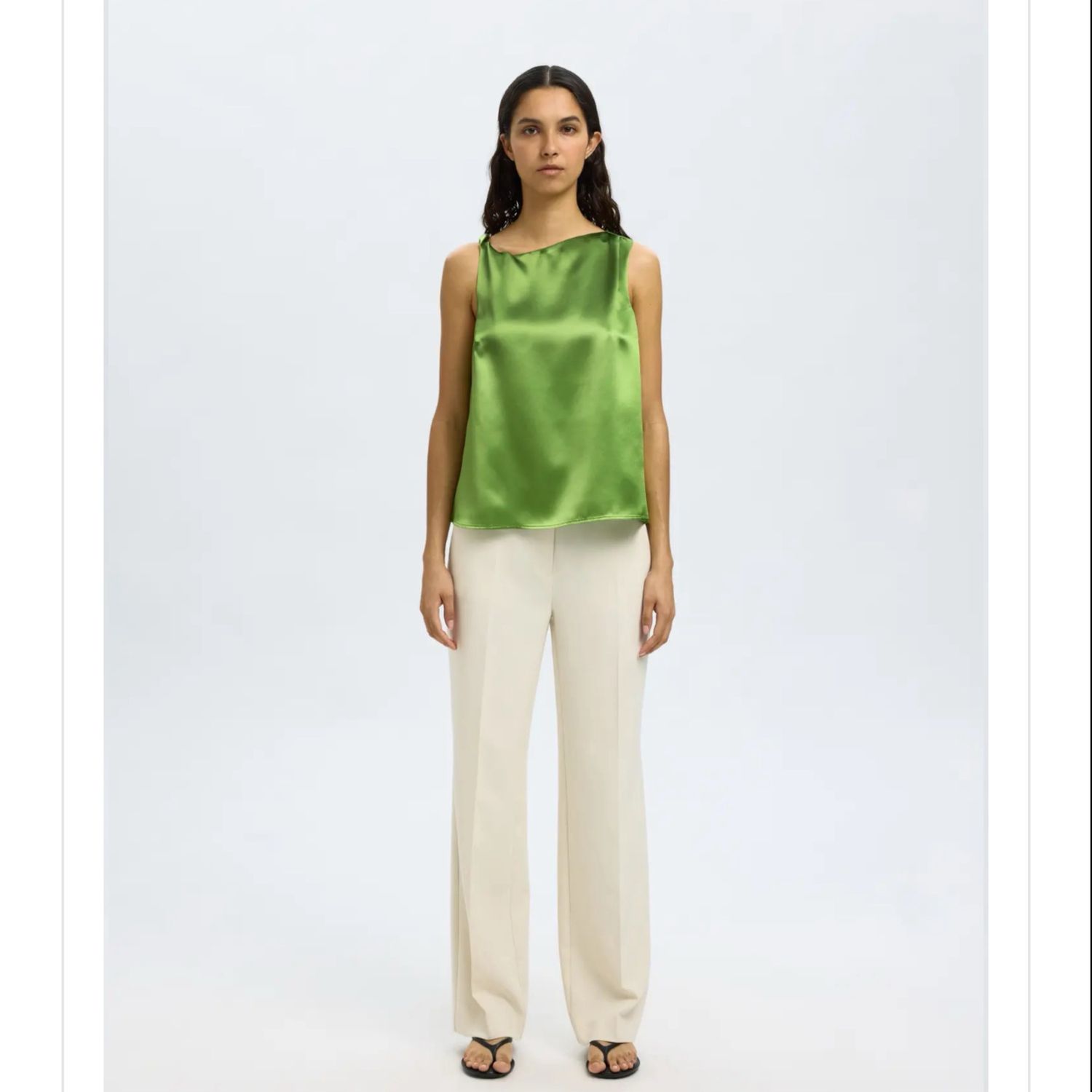 Elina twist top green