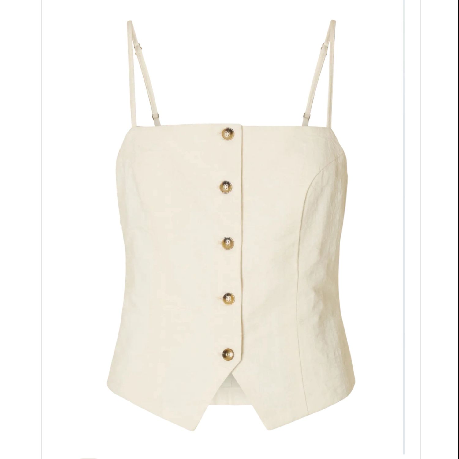 Mette jacquard top snow white