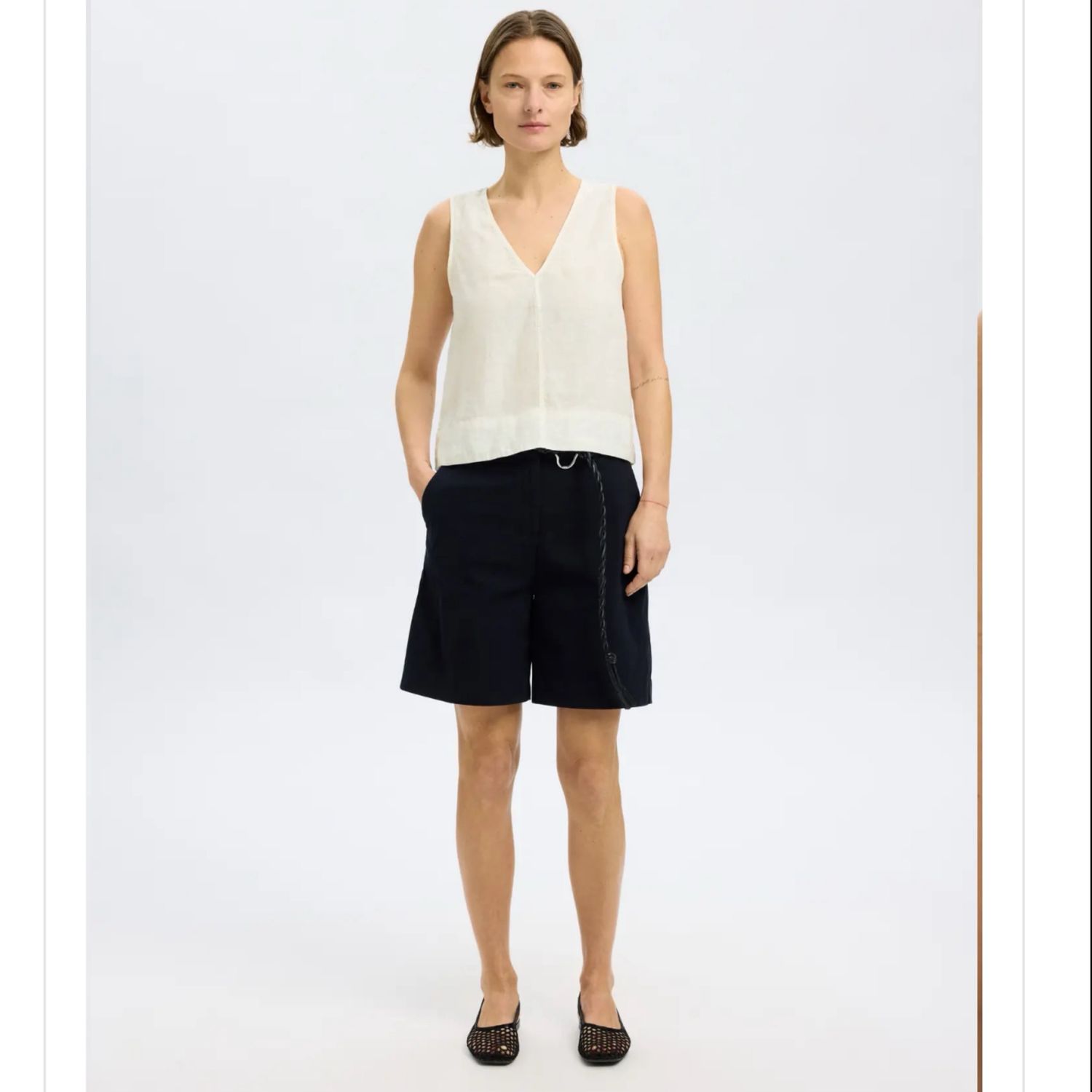 Linna reversible linnen top