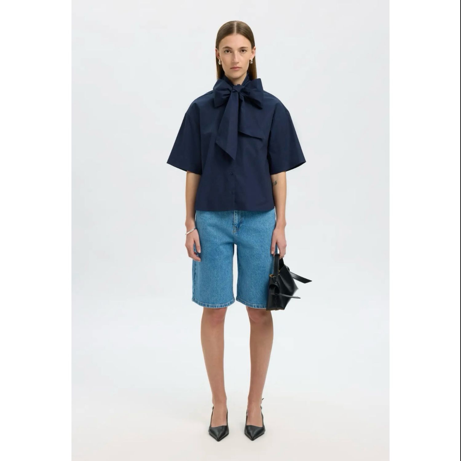 Aya juno 2/4 bow shirt