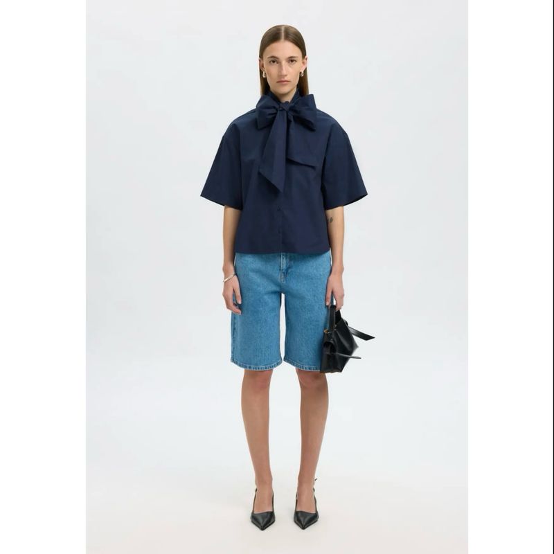 Aya juno 2/4 bow shirt