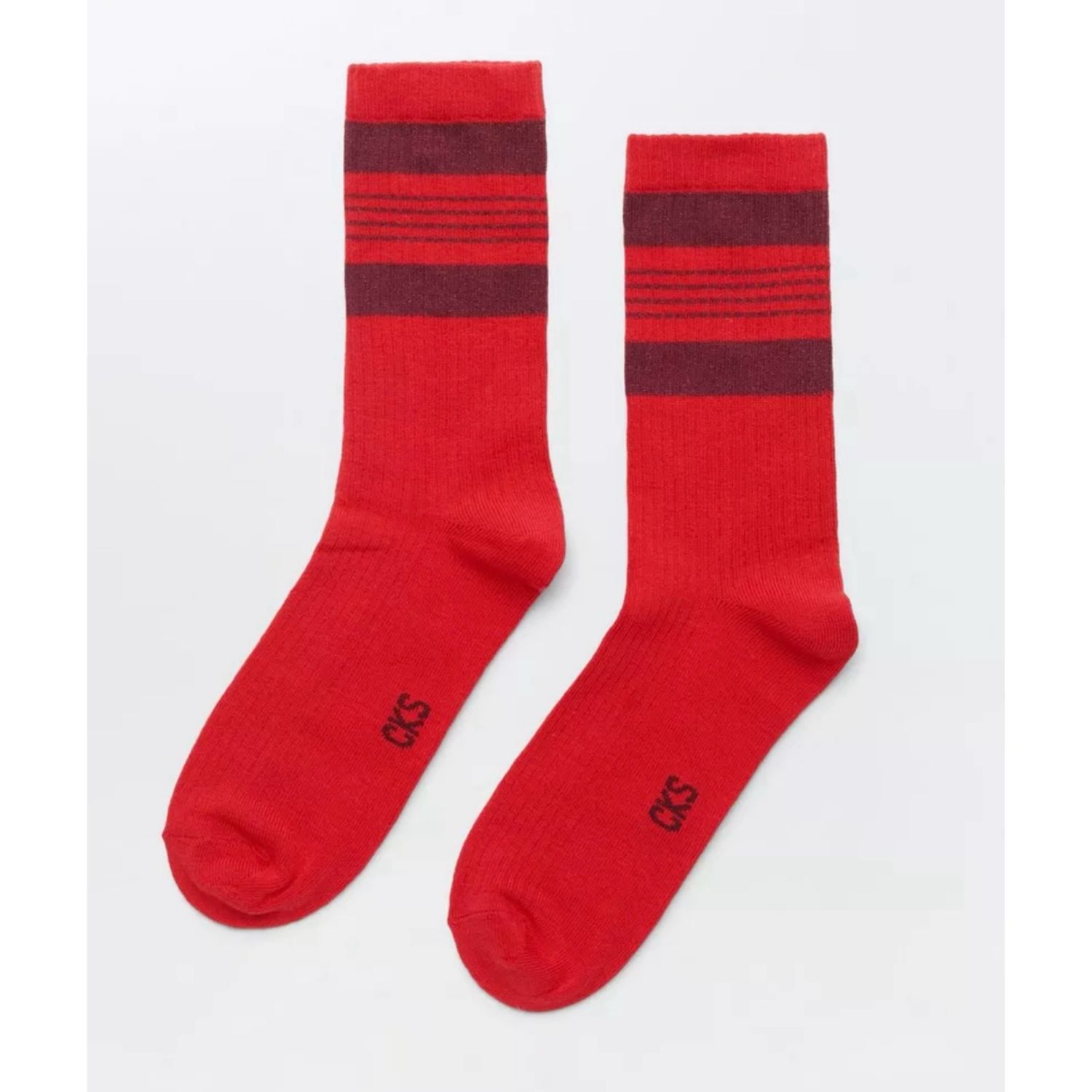 Happiness socks rood/burgundy