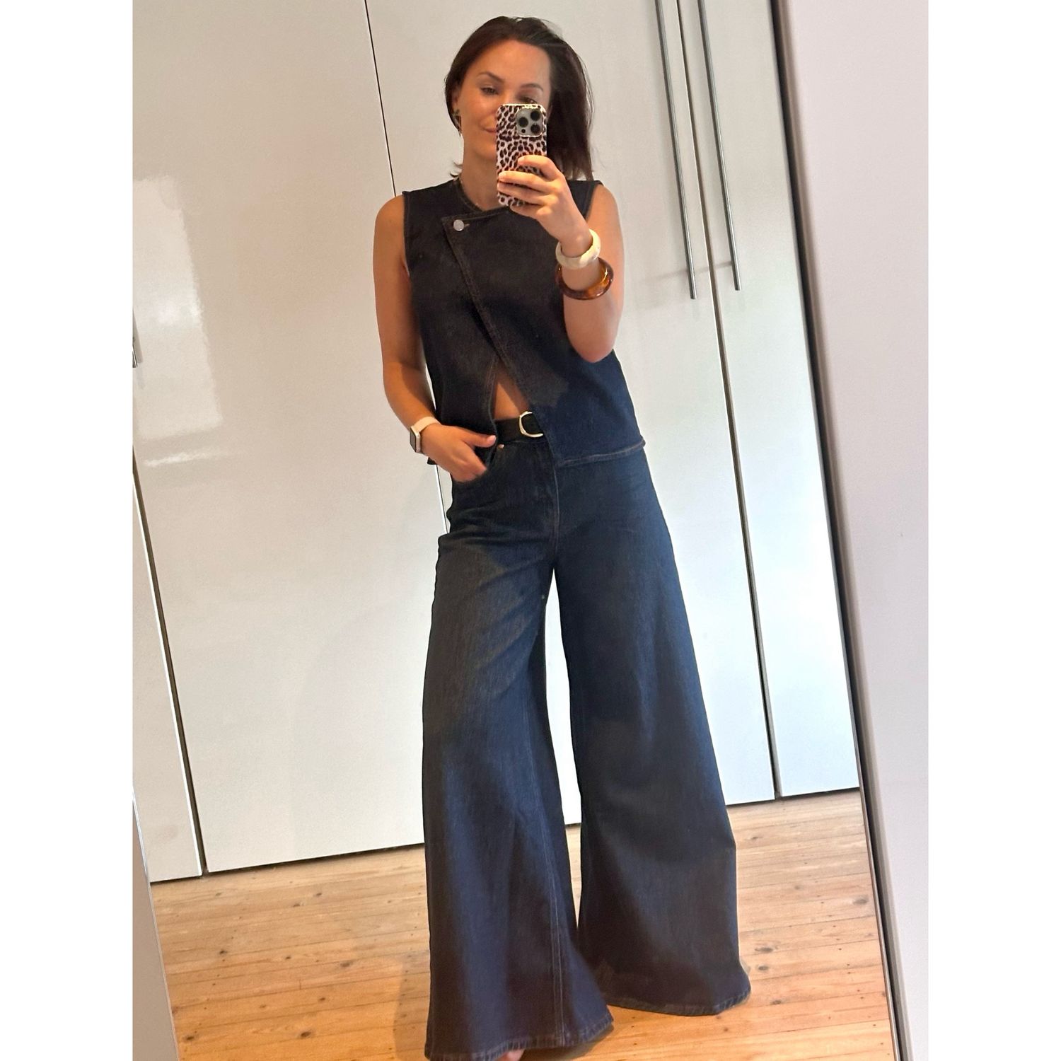 Vida kori denim vest