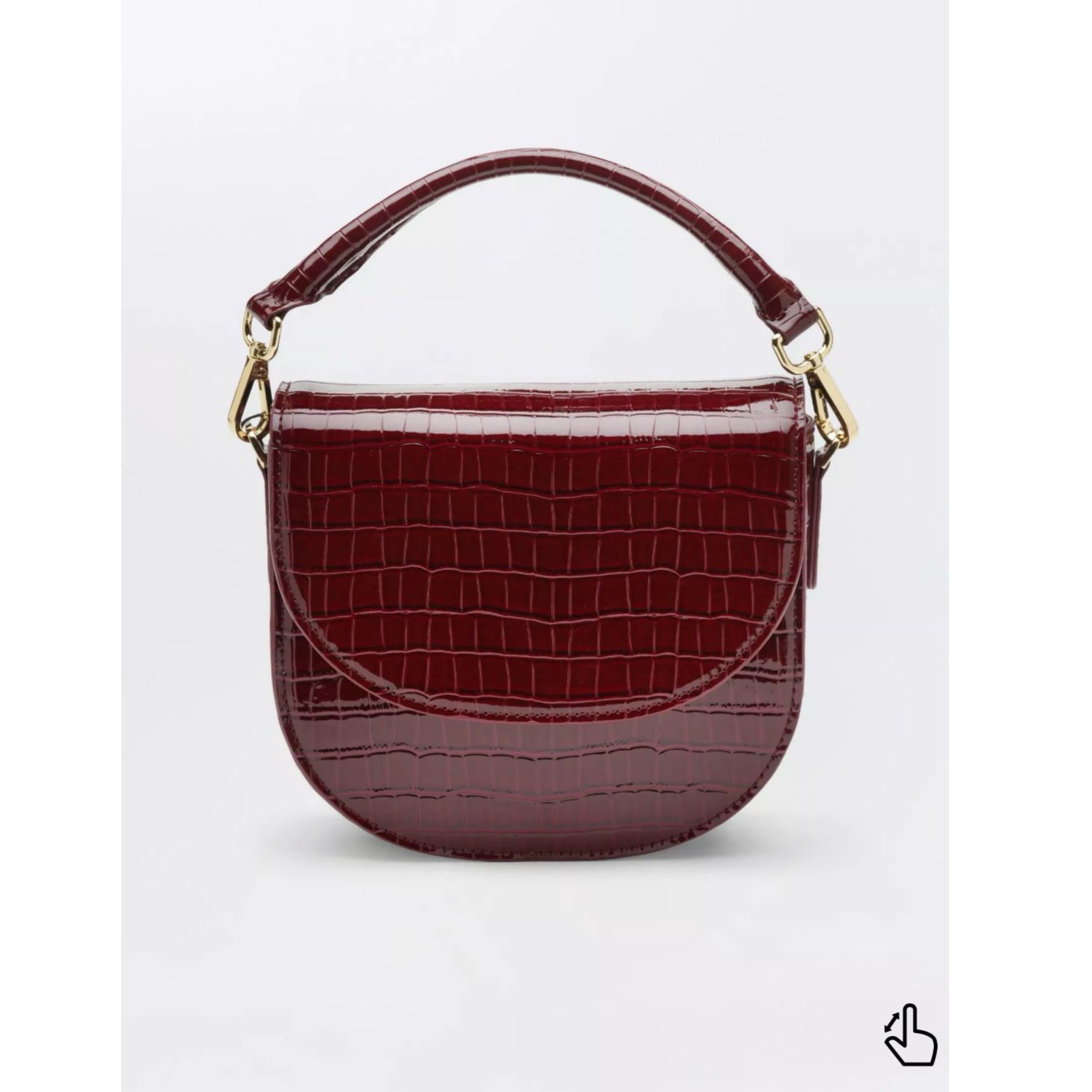 Boogie burgundy handtas