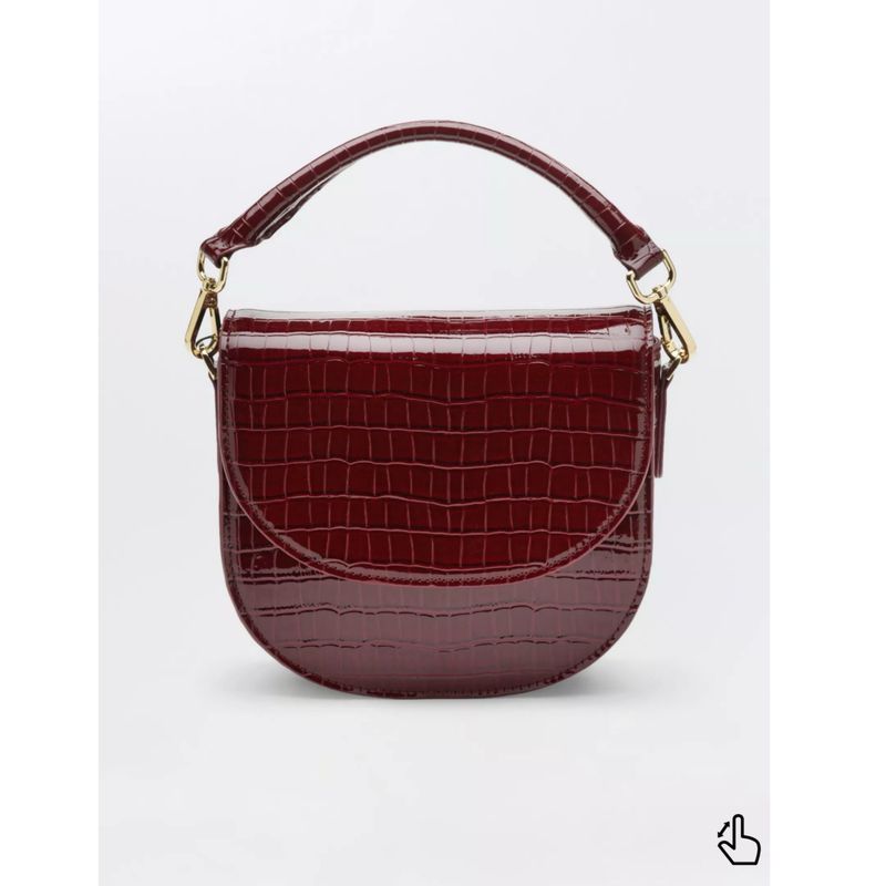 Boogie burgundy handtas
