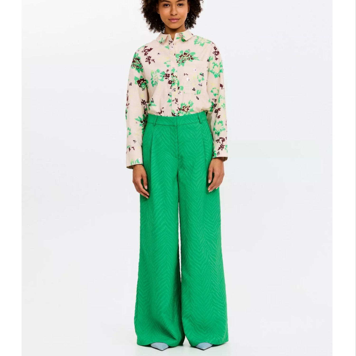 Theowide green pant