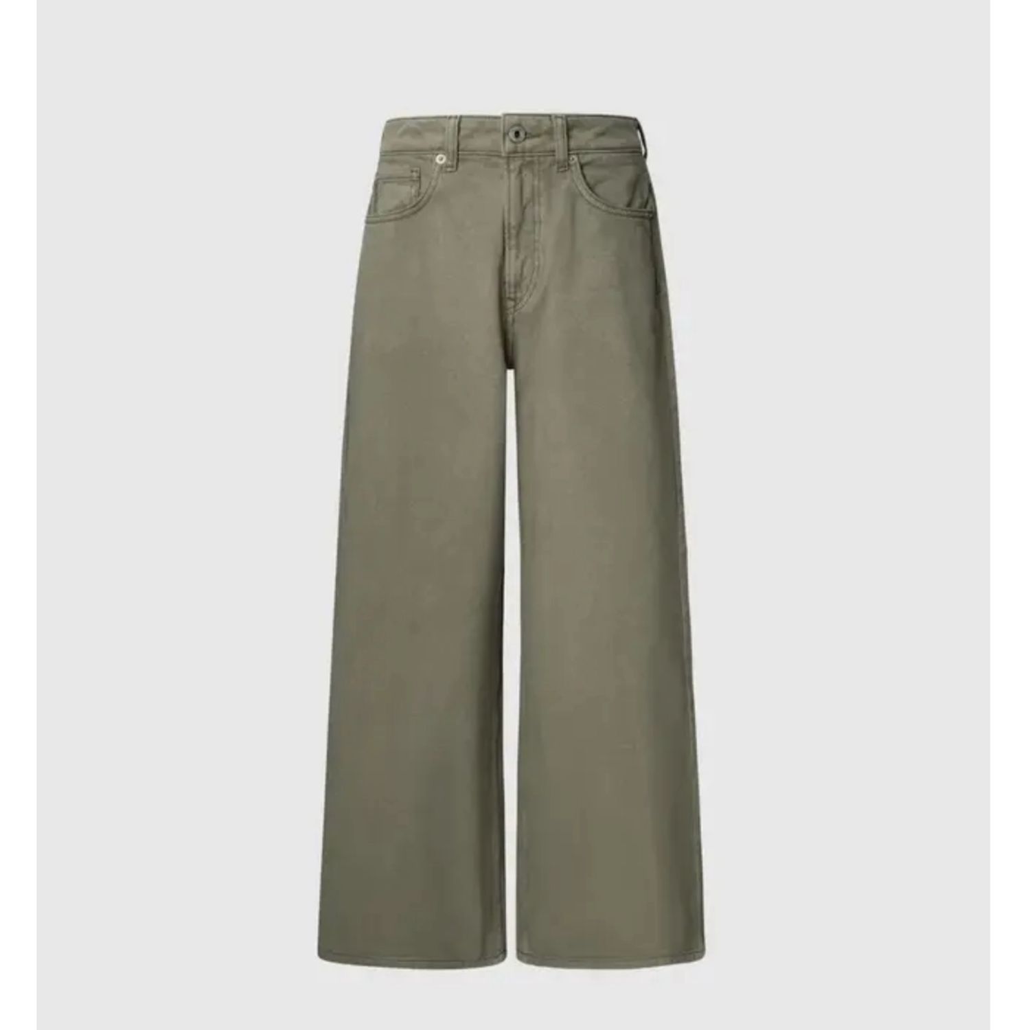 Jaimy ultra high wide khaki jeans