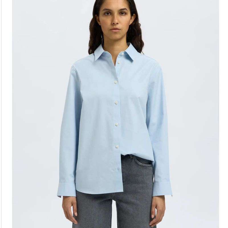 Ester cashmere blue blouse