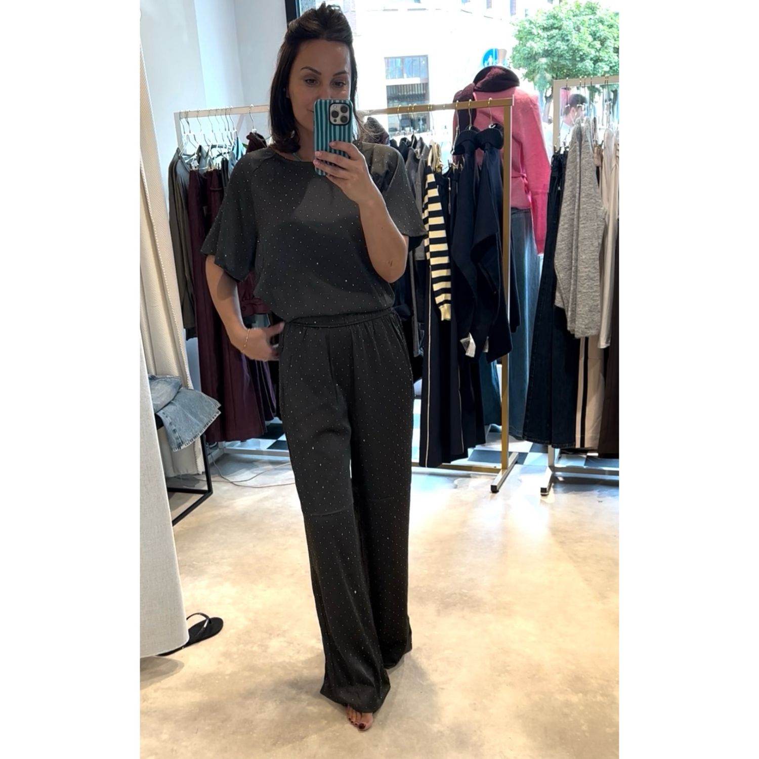 Asaka pant dark green