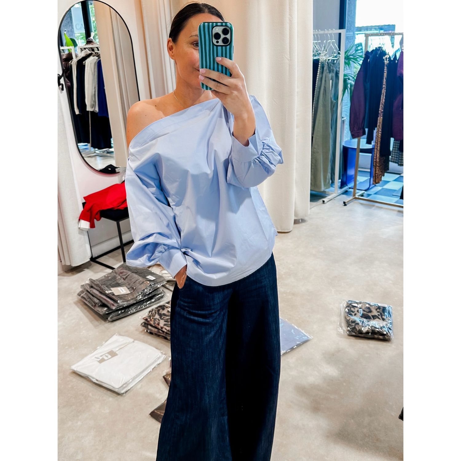 Lolder blouse light blue