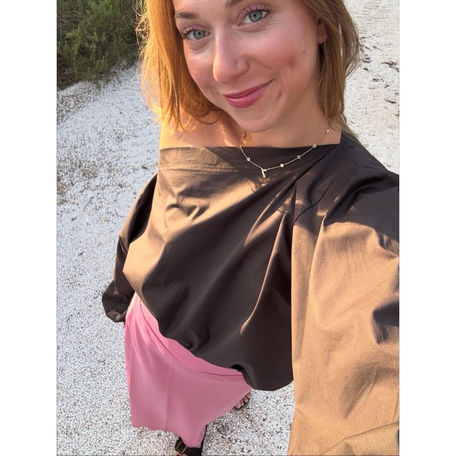Lolder blouse deep brown
