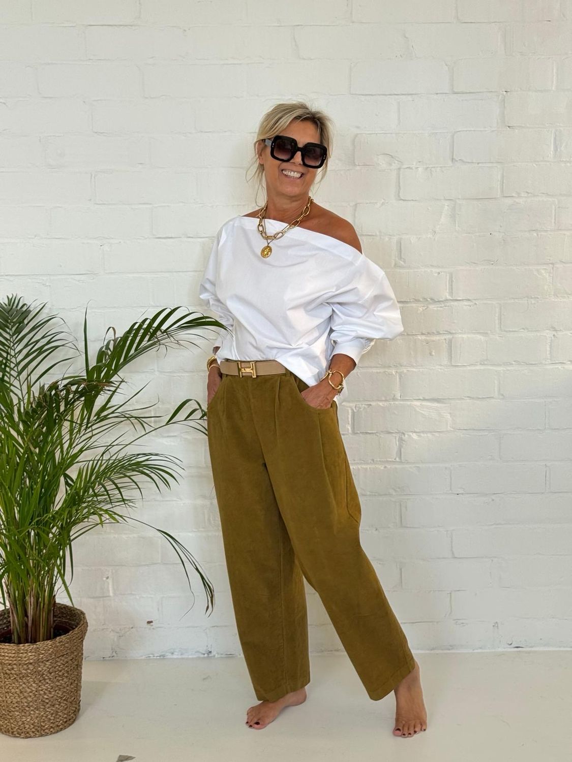 Lolder blouse white