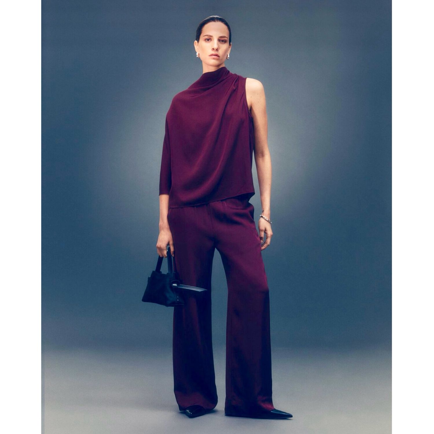 Laurina one shoulder blouse